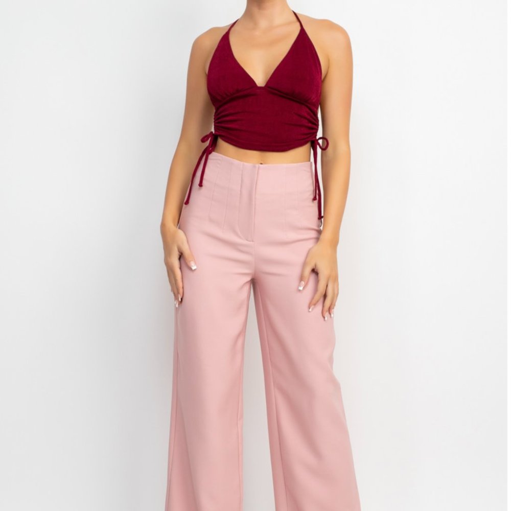 Halter Neck Ruched Top♥️♥️ - Picture 3 of 3